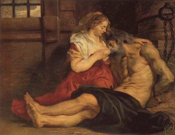 A Roman Woman's Love for Her Father, Peter Paul Rubens